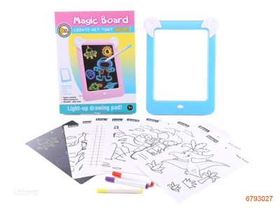 MAGIC DRAWING BOARD,W/O 3*AA BATTERIES,2COLOUR