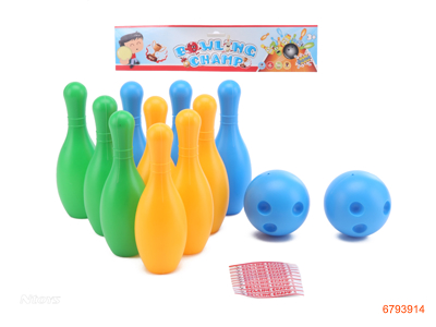 BOWLING SET 3COLOURS