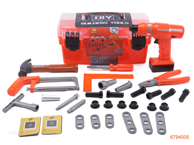 TOOL SET W/O 2*AA BATTERIES 32PCS