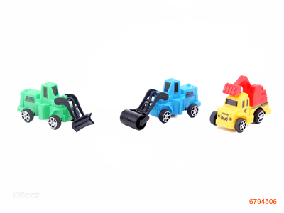 FREE WHEEL CAR 3PCS 10ASTD 4COLOURS