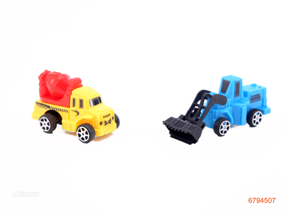 FREE WHEEL CAR 2PCS 10ASTD 4COLOURS