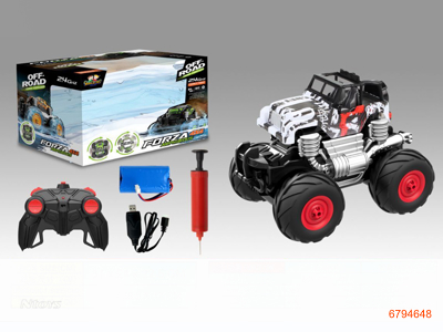 2.4G R/C CAR W/4.7V BATTERIES IN CAR/USB,W/O 2AA BATTERIES IN CONTROLLER