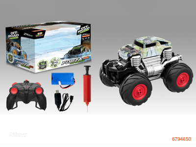 2.4G R/C CAR W/4.7V BATTERIES IN CAR/USB,W/O 2AA BATTERIES IN CONTROLLER