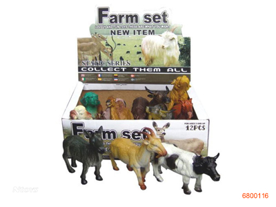 PVC ANIMAL SET 12PCS/BOX