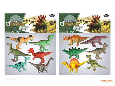 DINOSAUR 6PCS 2ASTD