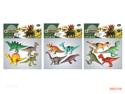 DINOSAUR 4PCS 3ASTD