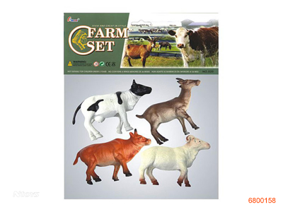 PASTURE ANIMALS 4PCS