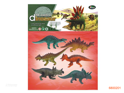 PVC COTTON FILING DINOSAUR W/WHISTLE