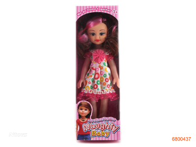 14''FASHION DOLL W/MUSIC/W/2PCS BUTTON BATTERIES