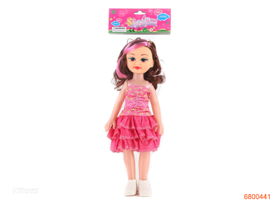 14''FASHION DOLL W/MUSICW/2PCS BUTTON BATTERIES