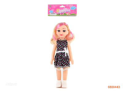 12''FASHION DOLL W/MUSICW/2PCS BUTTON BATTERIES