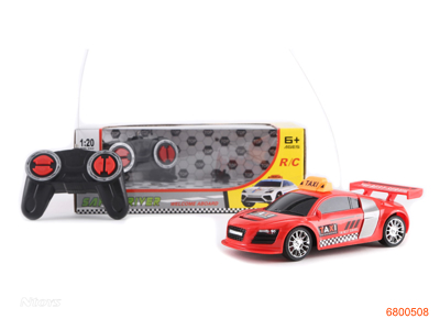 1:20 4CHANNELS R/C TAXI CAR W/O 3AA BATTERIES IN CAR 2AA BATTERIES IN CONTROLLER 2COLOUR