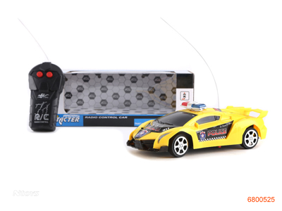 1:22 2CHANNELS R/C POLICE CAR W/O 3AA BATTERIES IN CAR 2AA BATTERIES IN CONTROLLER 2COLOUR