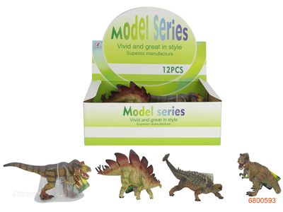 DINOSAUR SET 12PCS/BOX 4ASTD