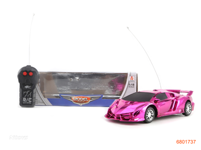 1:18 2CHANNELS R/C CAR.W/O 3AA BATTERIES IN CAR.2AA BATTERIES IN CONTROLLER.3COLOUR