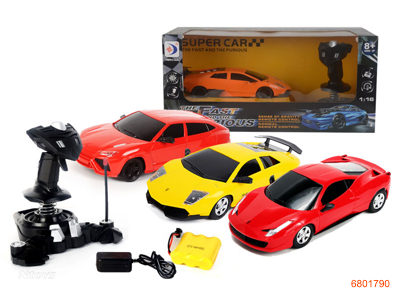 1:16 4CHANNELS R/C CAR W/LIGHT/3*1.2V BATTERIES IN CAR/CHARGER,W/O 2AA BATTERIES IN CONTROLLER/3ASTD/2COLOUR/EACH ASTD