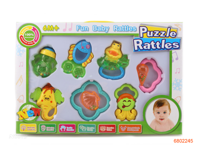 BABY RATTLE,7PCS