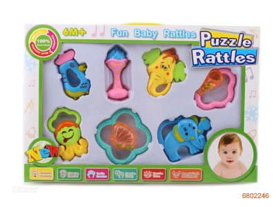 BABY RATTLE,7PCS