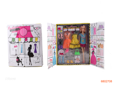 11''SOLID BADY FASHION DOLL SET,2ASTD