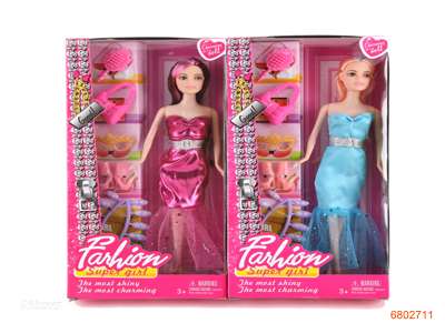 11''SOLID BADY FASHION DOLL SET,2ASTD