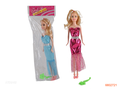 11''SOLID BADY FASHION DOLL SET,2ASTD