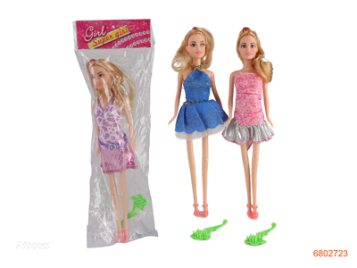 11''SOLID BADY FASHION DOLL SET,3ASTD