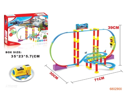 B/O TRAIN TRACK W/LIGHT W/O 3AAA BATTERIES