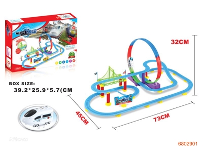 B/O TRAIN TRACK W/LIGHT W/O 3AAA BATTERIES