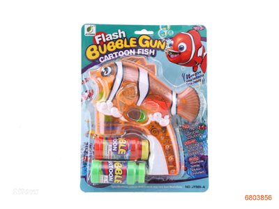 BUBBLE GUN W/LIGHT/MUSIC W/O 3*AA BATTERIES