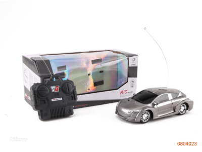 1:24 4CHANNELS R/C CAR  W/O 3AA BATTERIES IN CAR,2AA BATTERIES IN CONTROLLER 2COLOUR