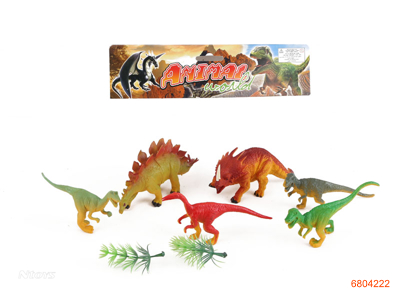 SOLID BODY DINOSAUR SET