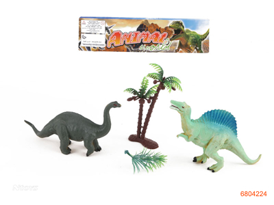 SOLID BODY DINOSAUR SET