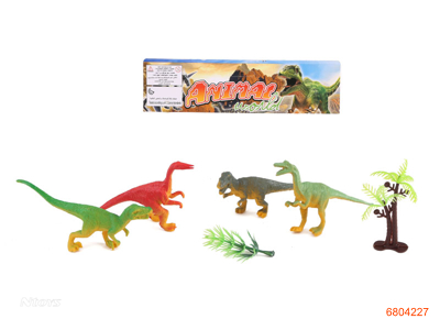 SOLID BODY DINOSAUR SET