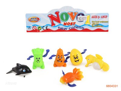 WIND UP TOYS 6PCS 6ASTD