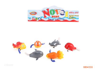 WIND UP TOYS 6PCS 6ASTD