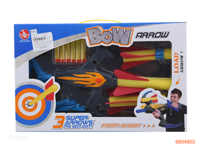 BOW AND ARROW W/LIGHT/3*AG13 BUTTON BATTERIES