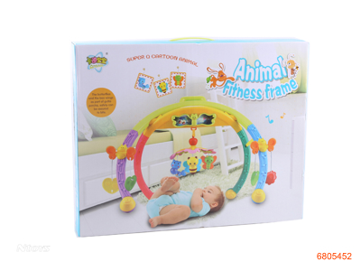 B/O BABY GYM W/LIGHT/MUSIC W/O 3AA BATTERIES