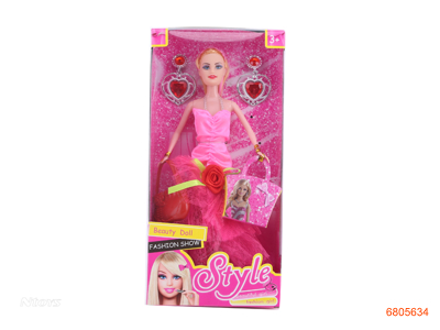 11''SOLID BODY FASHION DOLL SET