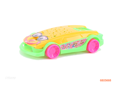 F/P CAR W/LIGHT/BATTERIES 3COLOUR