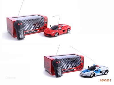 1:20 2CHANNELS R/C CAR W/O 3AA BATTERIES IN CAR/2AA BATTERIES IN CONTROLLER 2COLOUR