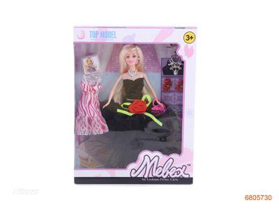 11.5'' SOLID BODY FASHION DOLL SET