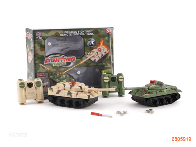 R/C TANK W/LIGHT/SOUND W/O 8AAA BATTERIES IN CAR W/6*AG13 BATTERIES IN CONTROLLER
