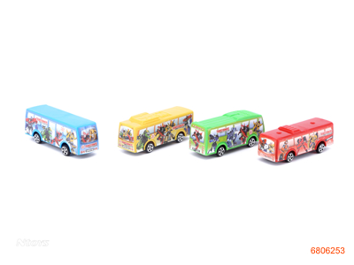 FREE WHEEL CAR 2PCS 4ASTD 4COLOUR