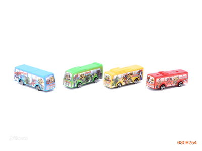 FREE WHEEL CAR 4PCS 4ASTD 4COLOUR