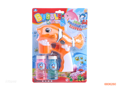 B/O BUBBLE GUN W/LIGHT/MUSIC W/O 3AA BATTERIES