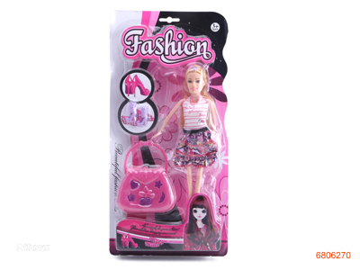 11.5''SOLID BODY FASHION DOLL SET