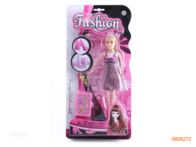 11.5''SOLID BODY FASHION DOLL SET