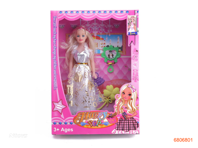 11.5''EMPTY BODY FASHION DOLL SET