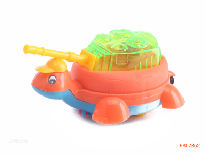 PULL LINE TURTLE W/LIGHT