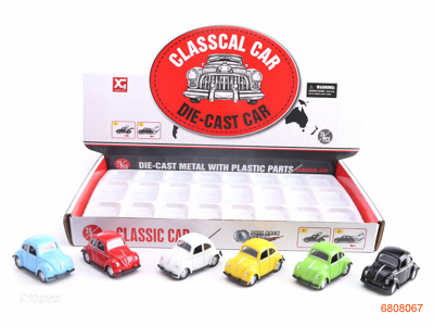 PULL BACK DIE-CAST CAR 24PCS/BOX 4COLOUR